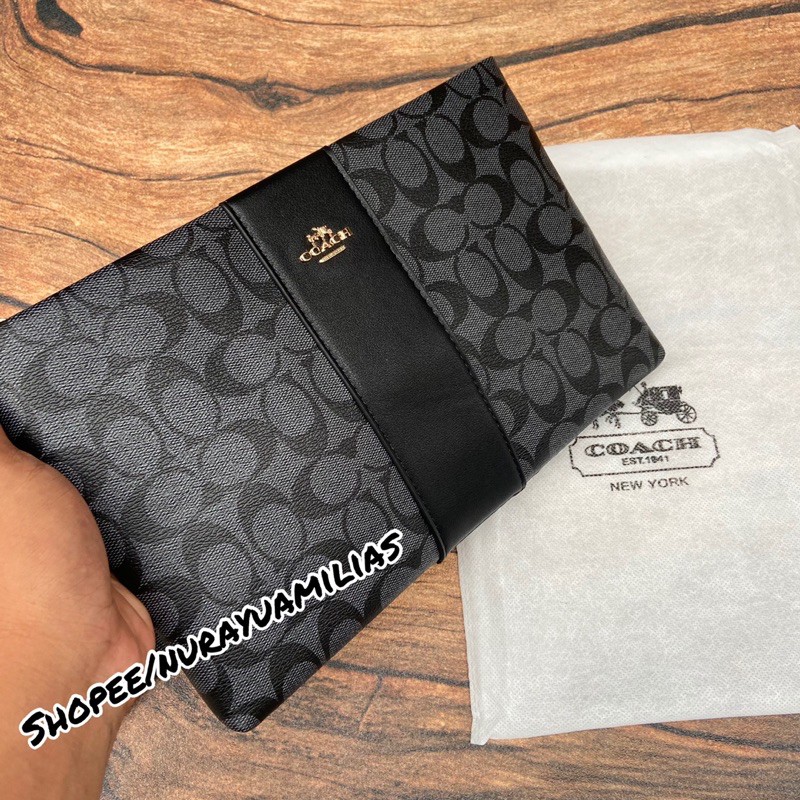 Clutch Coach Import premium handbag coach clutch pria dan wanita import