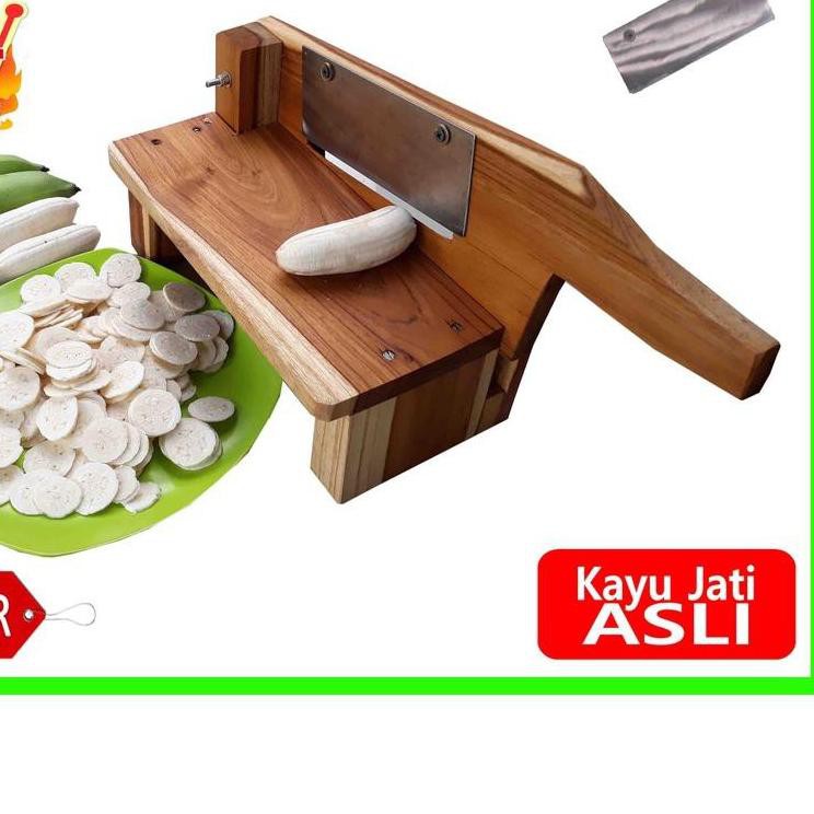 Ý << ORIGINAL >> ✢ ♚jvd【 Alat pengiris pemotong keripik singkong ubi tempe pisang kerupuk manual ser