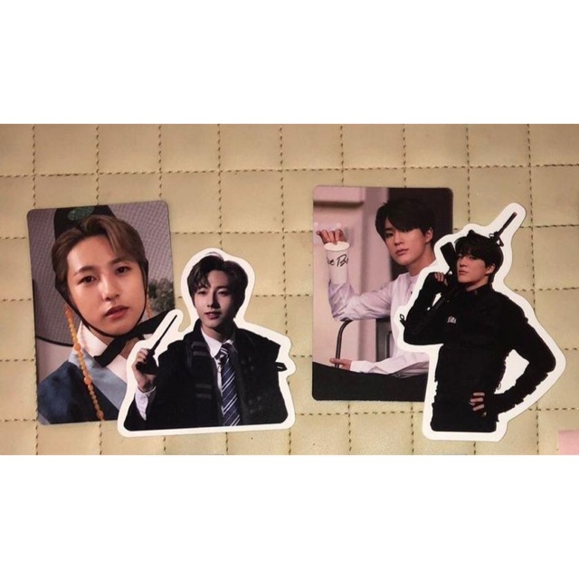 pc puff sticker renjun + jeno