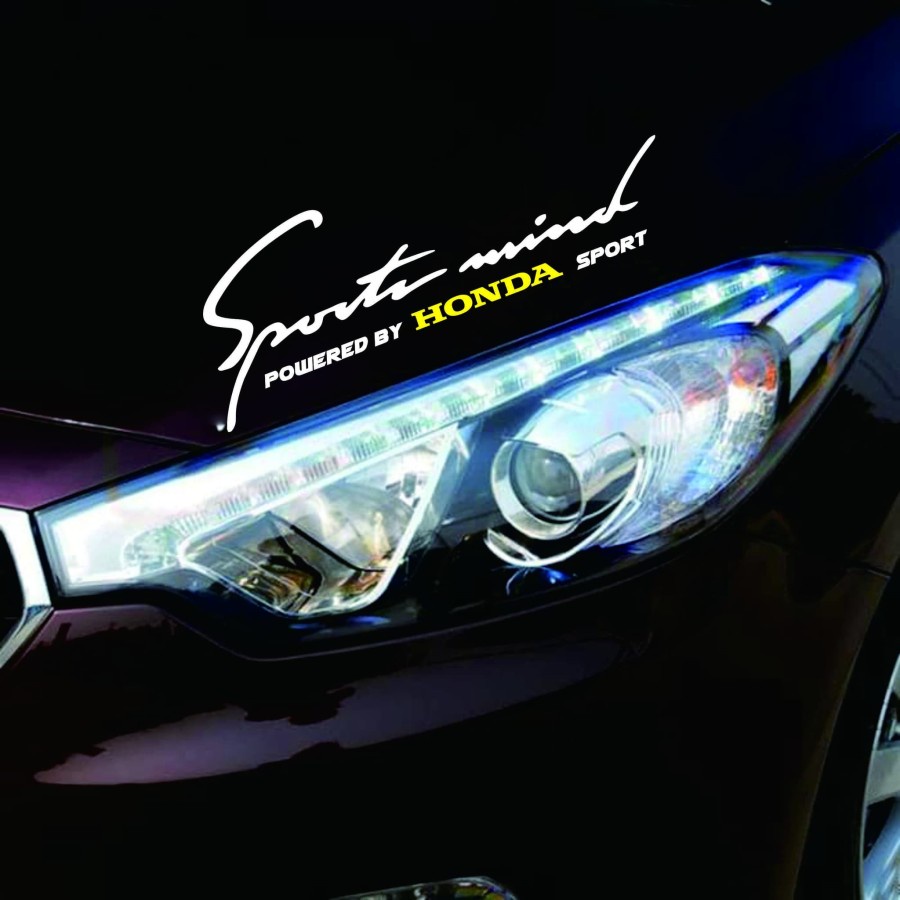 Stiker Sticker Sport Mind Powered by HONDA SPORT ADN