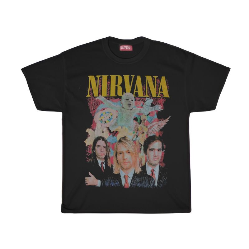 KAOS / T SHIRT / NIRVANA / KAOS BAND NIRVANA BOOTLEG