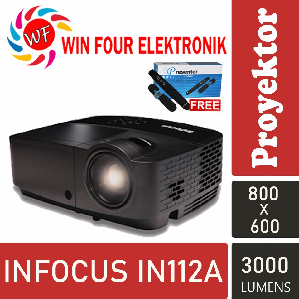 Infocus Proyektor IN112A / 3000 Lumens / 15.000:1 / Proyektor Infocus / Proyektor