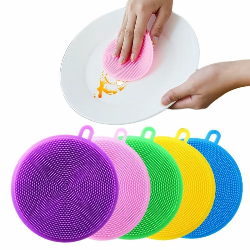 Spons Cuci Piring Silikon / Kitchen Sponge