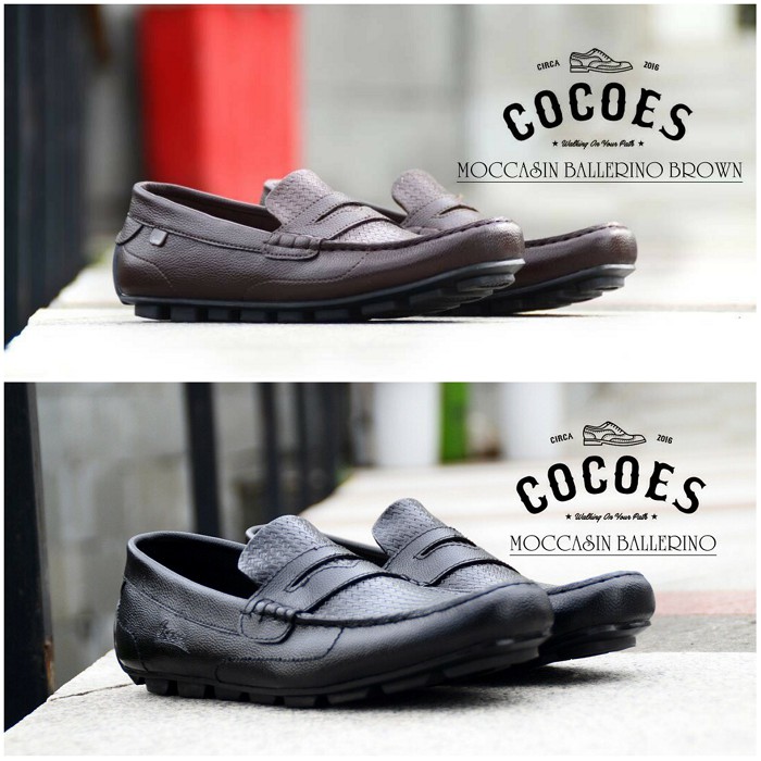 Cocoes Moccasin Balerino Sepatu Slop Pria