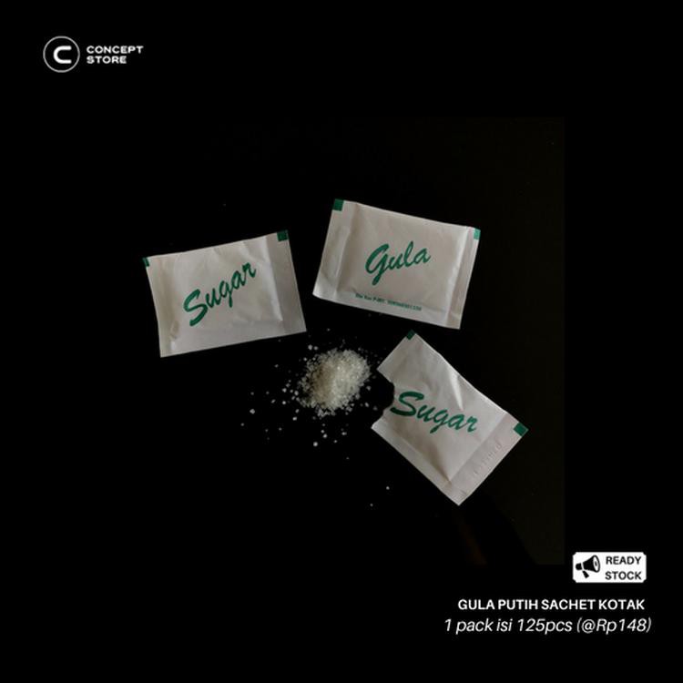 

Gula Pasir Putih Kemasan Sachet Higienis 125Pcs Termurah Terbaik