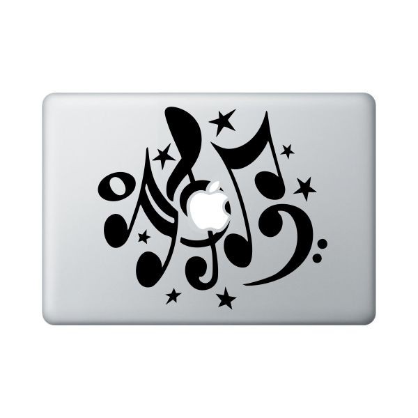 Sticker Laptop Apple Mac Book 13' Decal - Iron Man 004