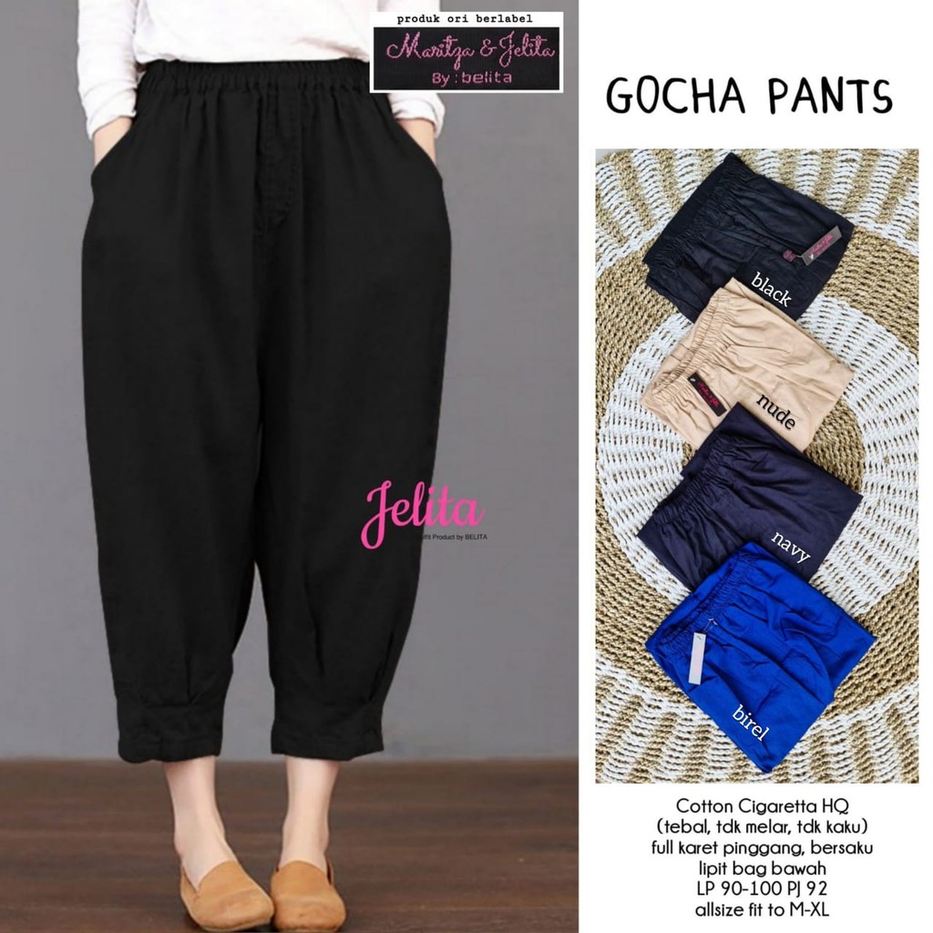 Mera Pants // Celana Korea Cotton Twill // Celana Kasual Wanita