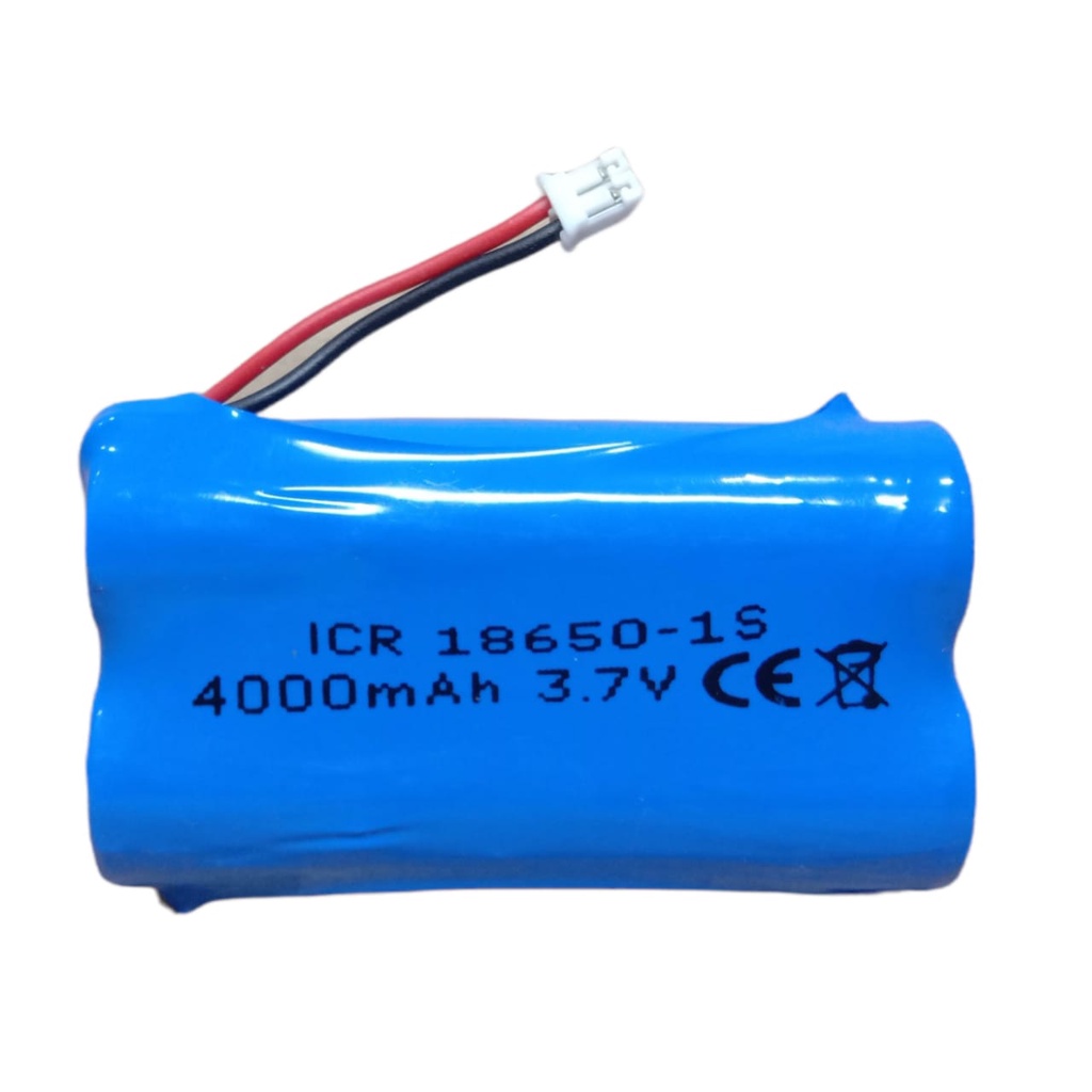 Baterai RC/ Remot Control/ Baterai Speaker Bluetooth &amp; Elektronik Lainnya 2X 18650-1S 4000mAh 3.7V Protektor BMS 6A Konektor JST PH2.0 2 PIN