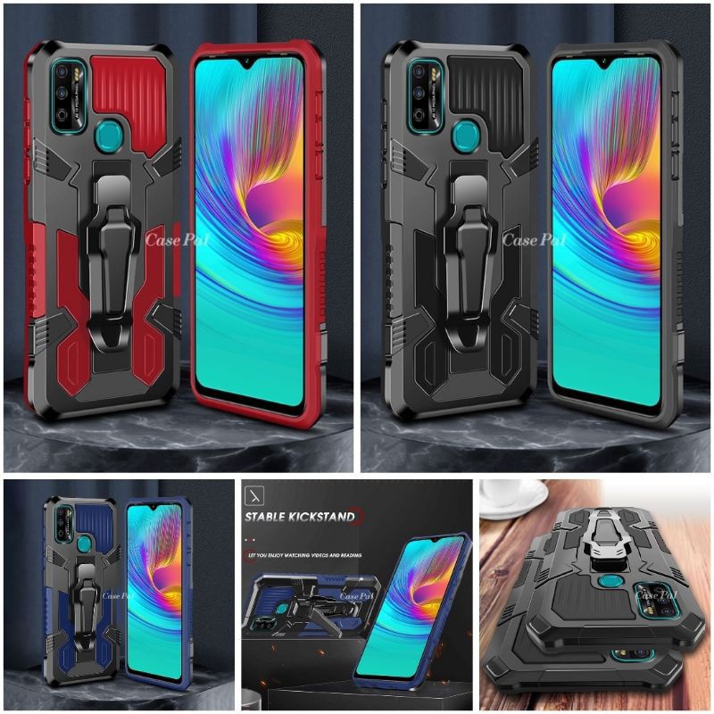 Hardcase Samsung J7 / J2 Prime / J7 Prime / J4 Plus J6 Plus Case Belt Clip Robot Transformer