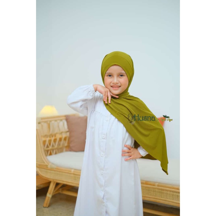 Pashmina Malay Kids Husna Jersey Premium Zara