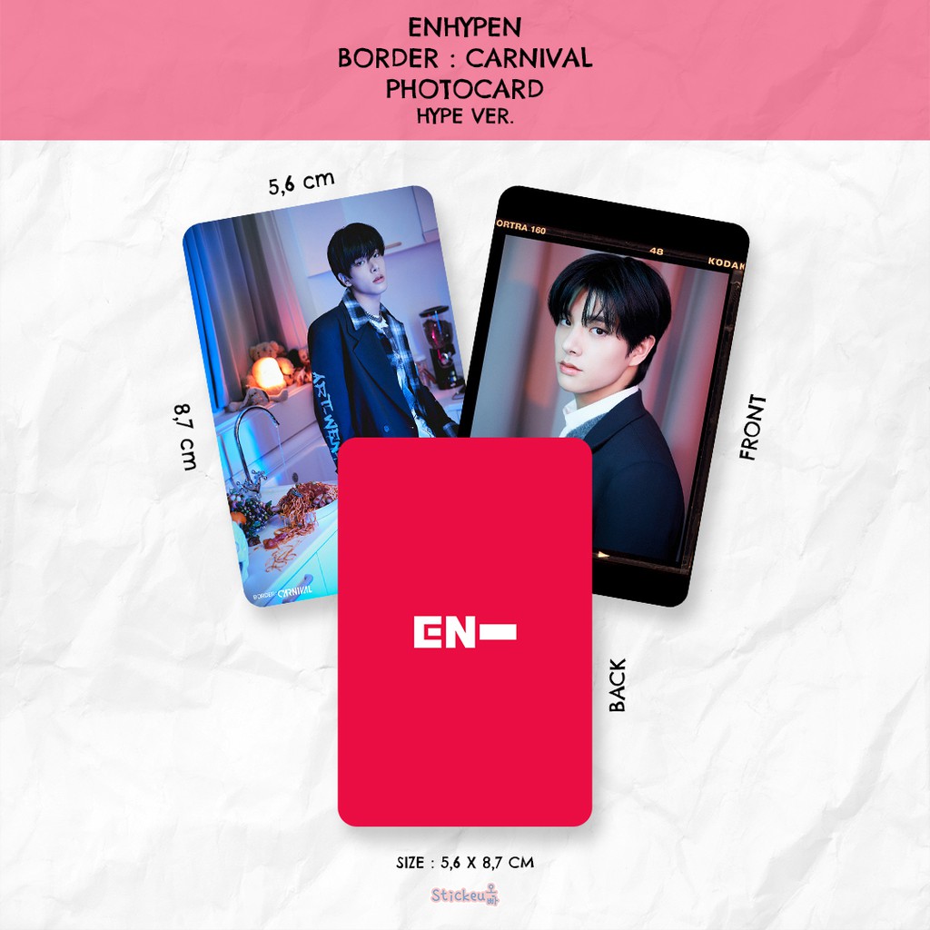 Photocard Enhypen Border : Carnival (Hype Ver)