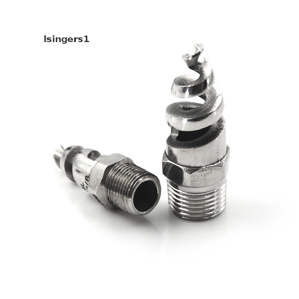 (lsingers1) Kepala Nozzle Sprinkler Spiral 1 / 4 &quot;1 / 2&quot; Bahan Stainless Steel