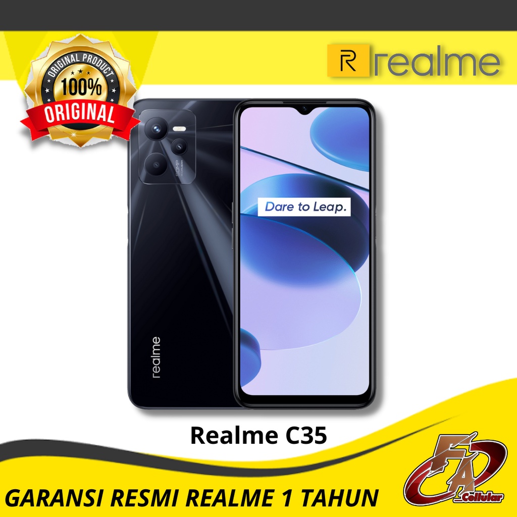 Realme C35 4/128 - Garansi Resmi Realme Indonesia
