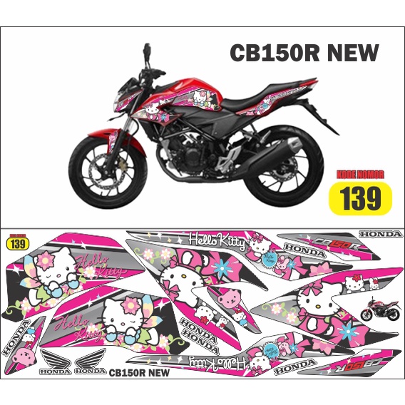 striping/decal/sticker variasi cb150r new kartun