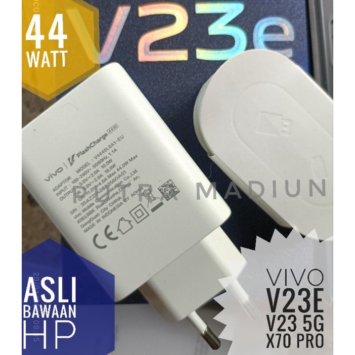 charger asli original cabutan copotan bawaan HP ori vivo v23e v23 5g vivo x70 pro y35  v25e v25 5g 4