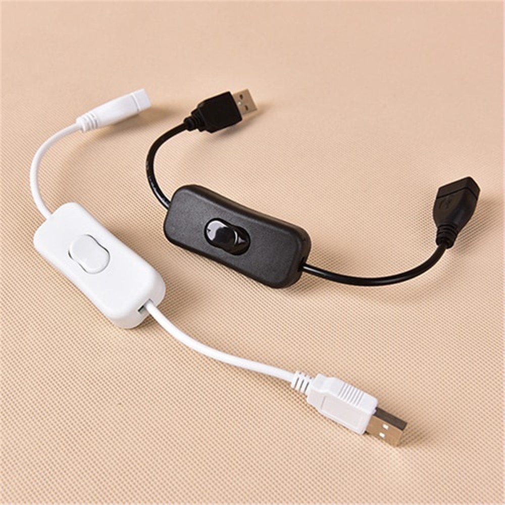 (Aaoottuuoo5.Id) 1pc Kabel Extension Usb Ke Usb Panjang 28cm Dengan Saklar Untuk Handphone