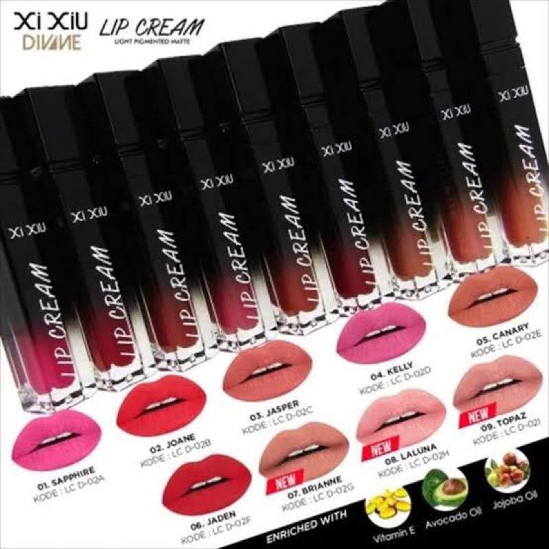 XI XIU LIP CREAM Light Pigmented Matte ~ Lipcream xi xiu