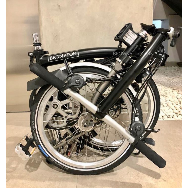 Brompton S6L Black Titanium Ready Stock Sepeda Lipat