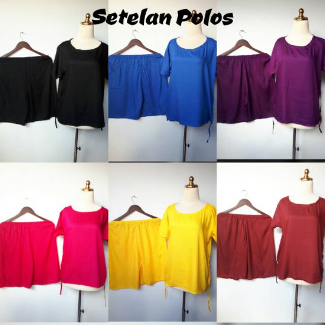 SETELAN (KULOT) DEWASA POLOS