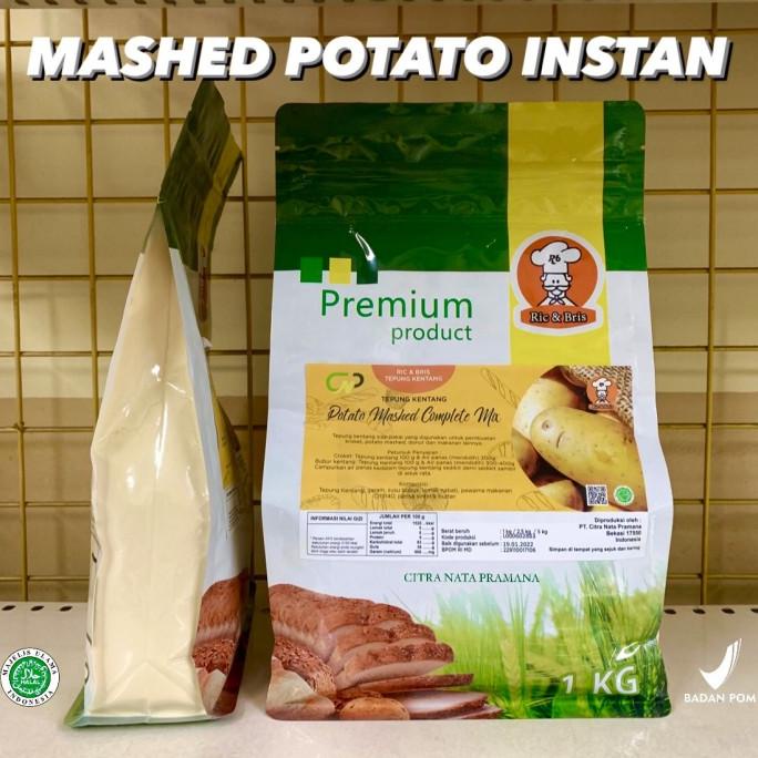 

BISA COD Potato Mashed Powder: Tepung Kentang asli siap pakai @1kg