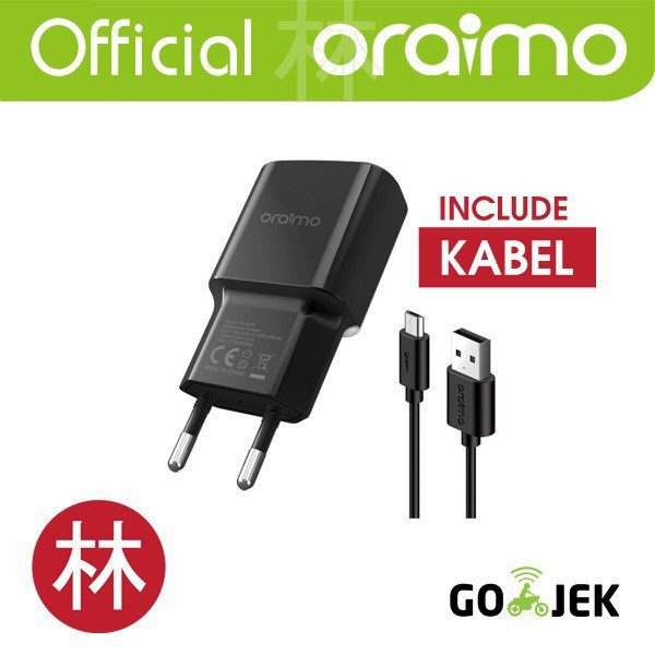 Oraimo Original Charger Fast Charging type Micro Android CU-60AR+CD-52BR