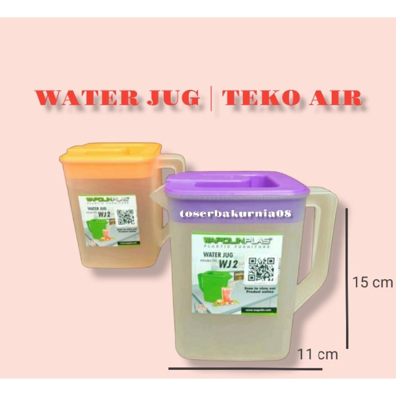 Teko Air  | WJ 2 Wapolin | Teko Air Kotak | Water Jug