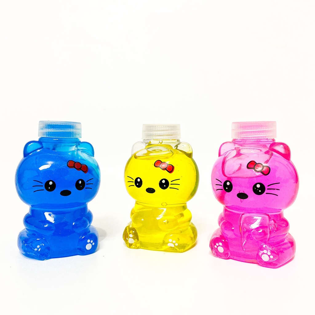 Slime Transparant Clear Melatih Sensor Motorik Anak - Slime Mini Lucu