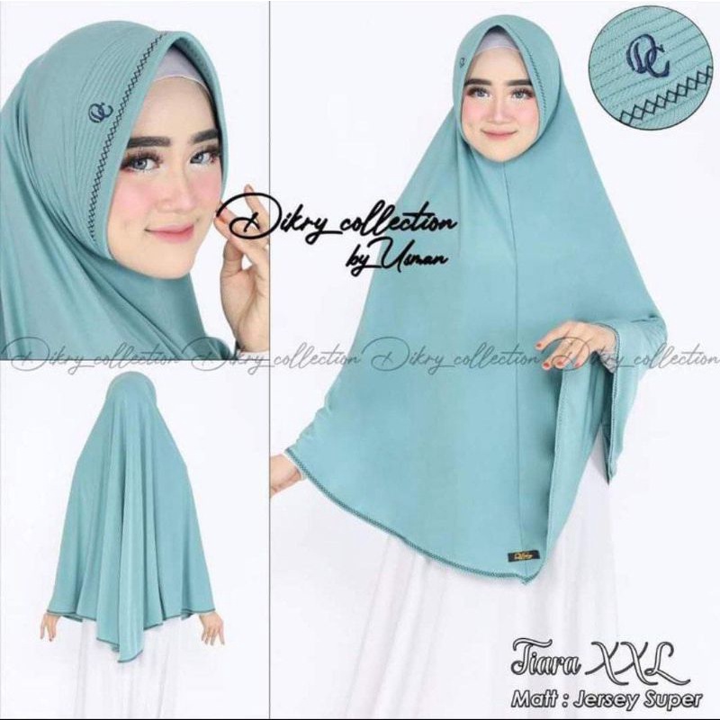 GROSIR KHIMAR RASYIQUL Azzahra Ukuran XL Kerudung Bergo Rasyiqul Azzahra list Zigzag