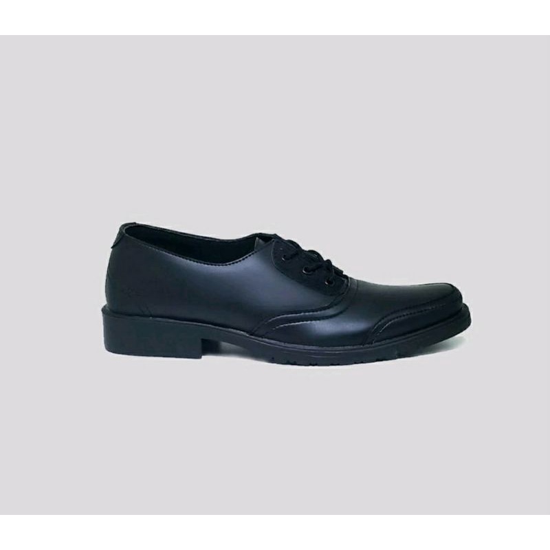 Exlusive Pantofel Pria Kantoran 38-47 Sepatu Kerja Oxford Ukuran Besar Kecil Clasik Kulit Hitam Original