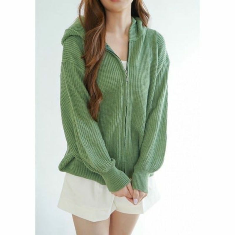 [PO] Hoodie Jaket Rajut Fashion Oversize Wanita
