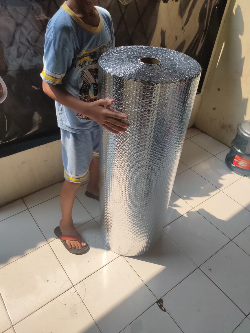 Bubble Foil Murah Aluminium Foil Bubble Aluminium Peredam Panas Insulasi Atap Metalizing Roll Besar