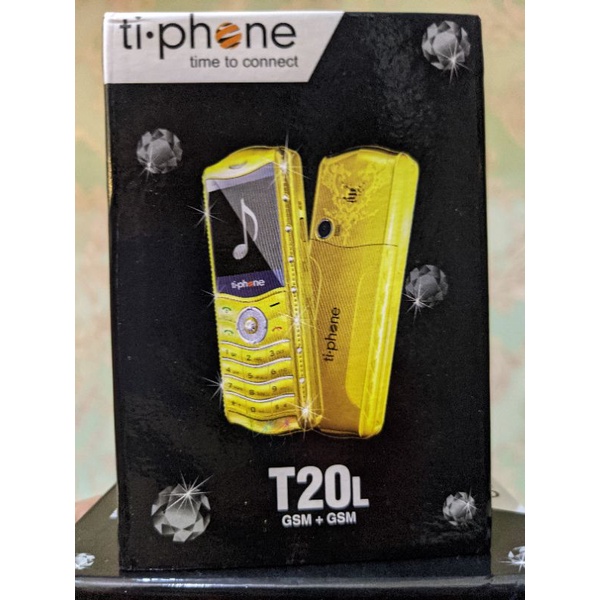 Hp mini Ti.phone T20L Gold edition Untuk Mainan Kunci
