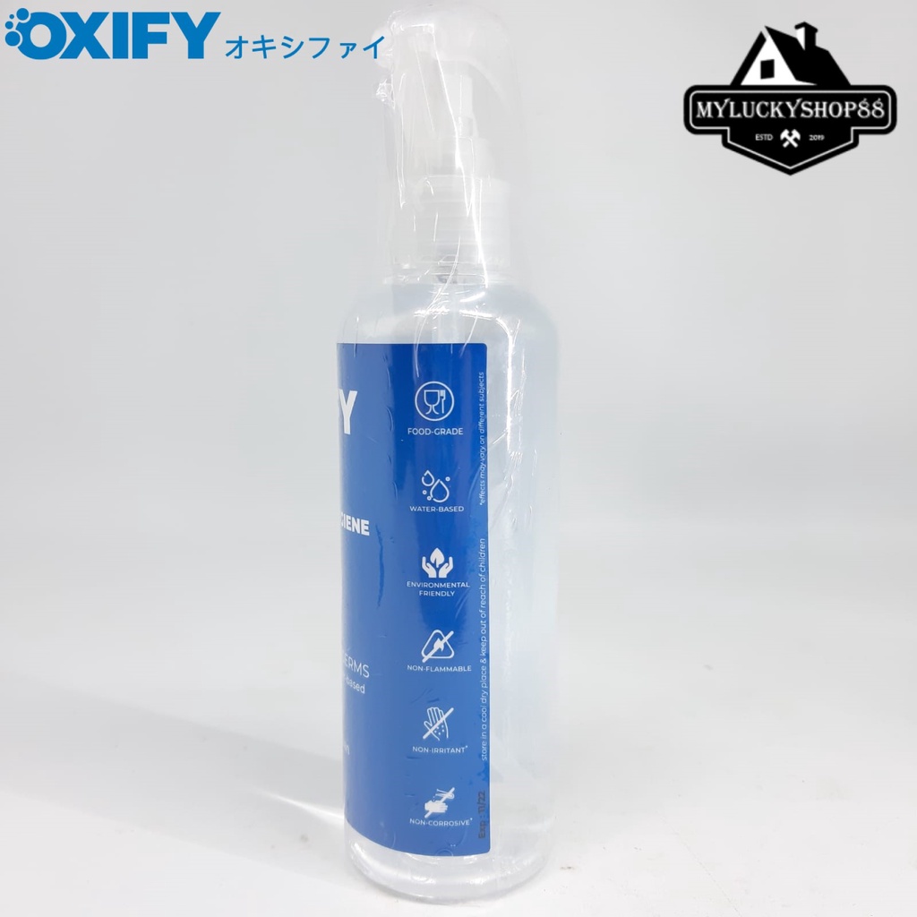 OXIFY Personal Hygiene Water Based Sanitizer Disinfectant Japan 250ml