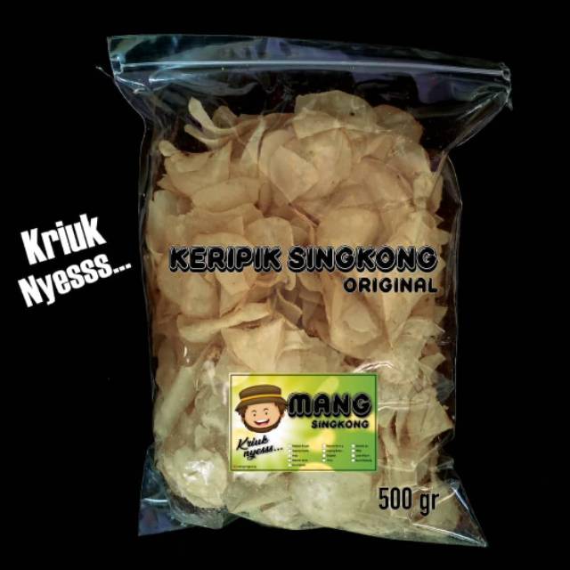 

Keripik Singkong Original 500gr "Mang Singkong