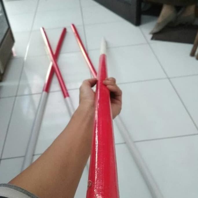 RPM Tongkat Pramuka Kayu Warna Merah Putih / Tongkat Kayu Warna