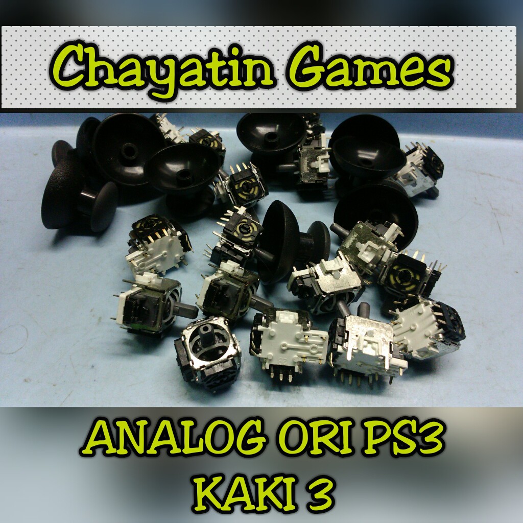 ANALOG STIK PS3 ORI KAKI 3 (ALPS)