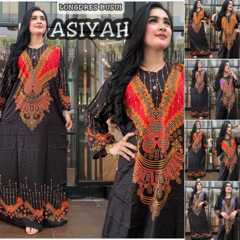 DASTER PANJANG BATIK ESMANUR BUSUI KANCING DEPAN HALUS ADEM MURAH LENGAN PANJANG batiknusantara11-LD. Violette