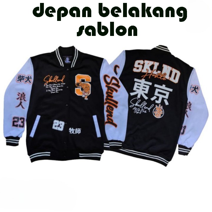 Jaket Varsity Baseball Japanese Culture / Varsity Jacket Baseball Vintage / Jaket Bomber Varsity Memphis / Jaket Varsity Baseball Kamikaze Jepang Pria Wanita Fullprint-1