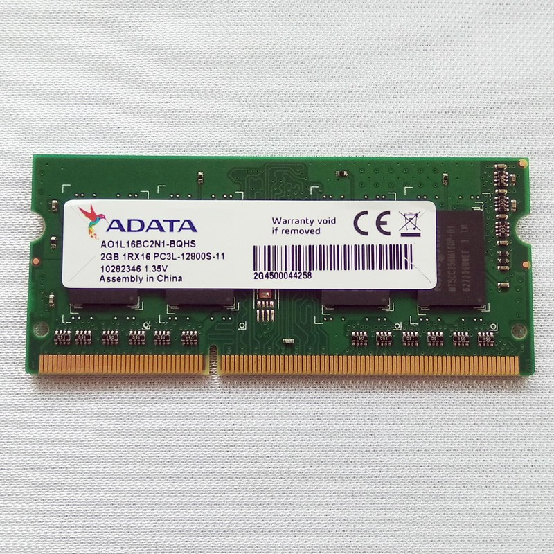 SODIMM MEMORI MEMORY RAM LAPTOP ADATA NETBOOK DDR3 2GB ADATA PC3L-12800 SODIM ADATA RAM ADATA