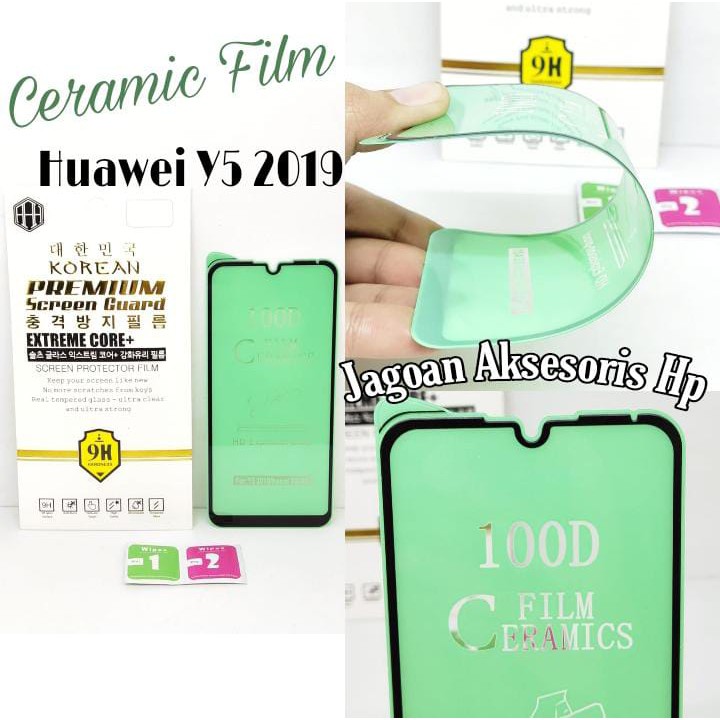 Tempered Glass CERAMIC Huawei Y5 2019 5.71 inch Nano Ceramic Not Broken