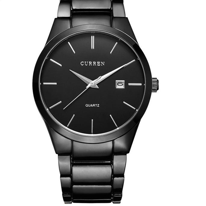 Muraaaahh.. CURREN 8106 Jam Tangan Pria Analog Stainless Steel CURRENOS