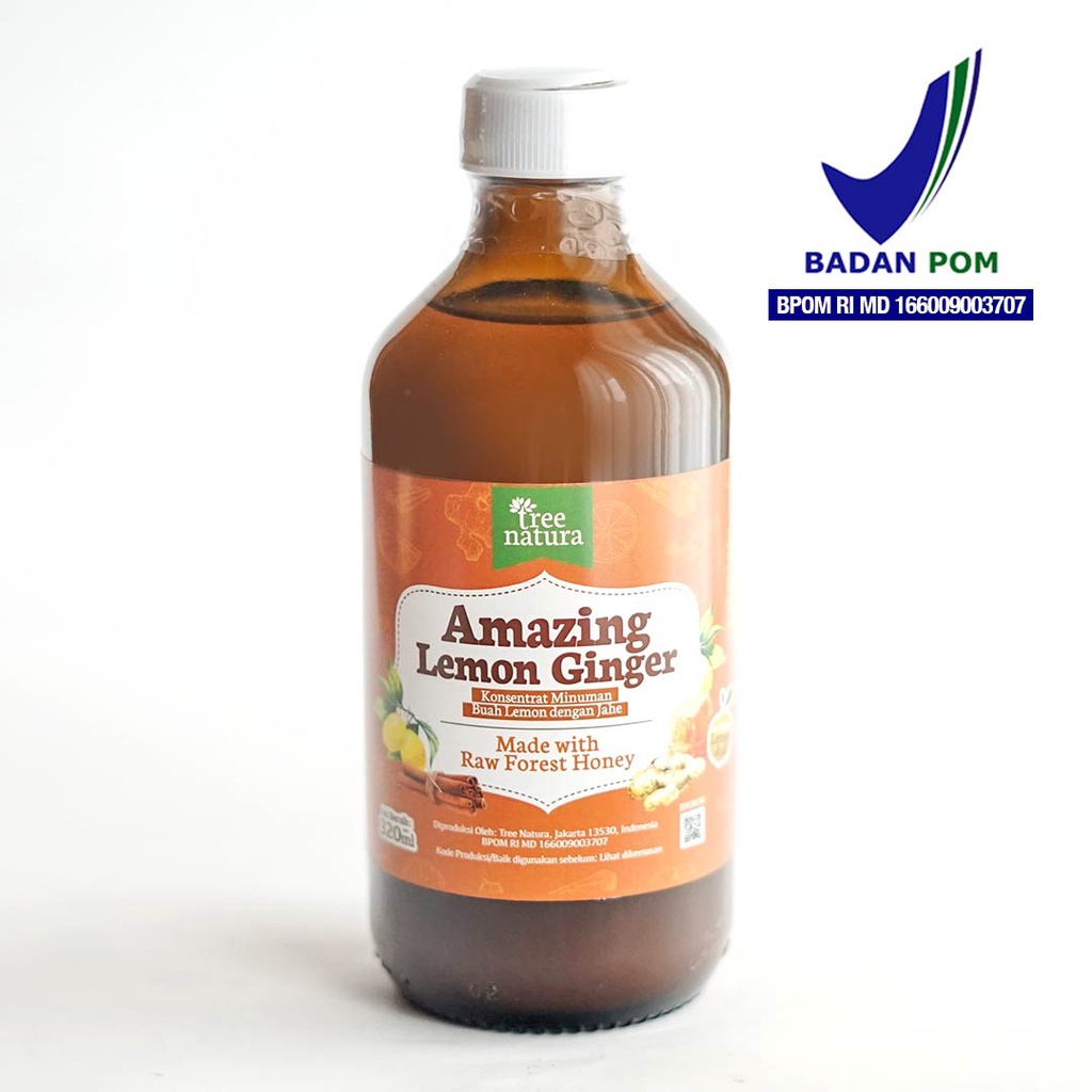 

Tree Natura, Amazing Lemon Ginger (Jus Lemon+ Jahe Merah) 300ml