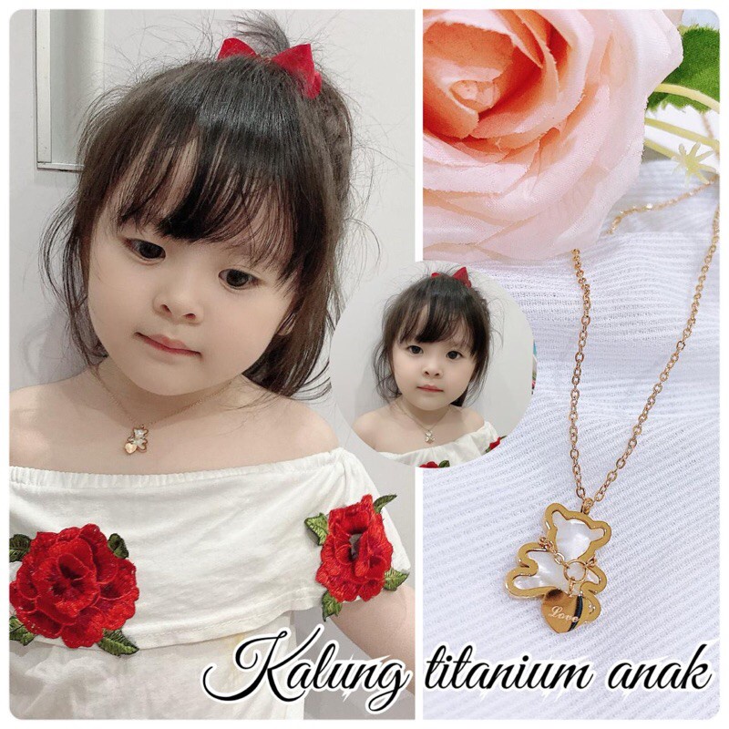 Kalung Boneka Anak Titanium
