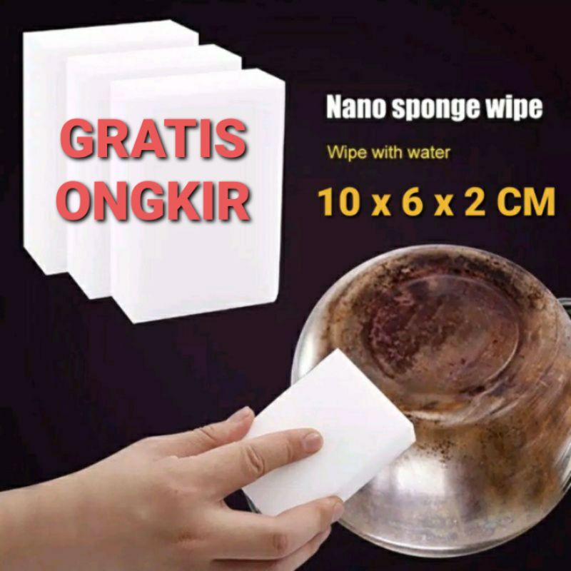 NANO MAGIC SPONGE / SPONS AJAIB / BUSA PEMBERSIH SERBAGUNA