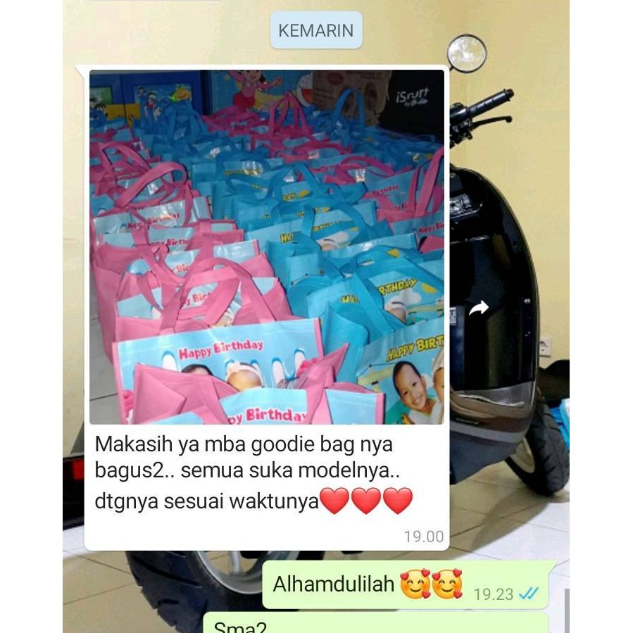 tas ultah goodie bag ulang tahun mika animal-1