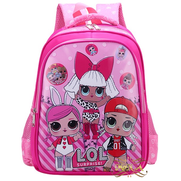 Tas Ransel Sekolah Anak SD / TK / PG Backpack karakter Cewek Girls - M0168