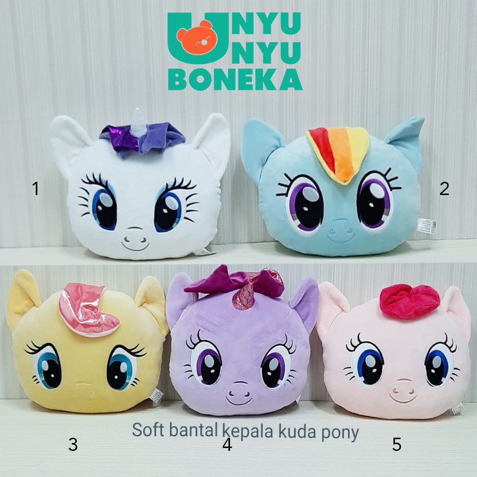 bantal soft lembut kuda pony boneka bantal punggung animal kantor office souvenir itu hamil kado