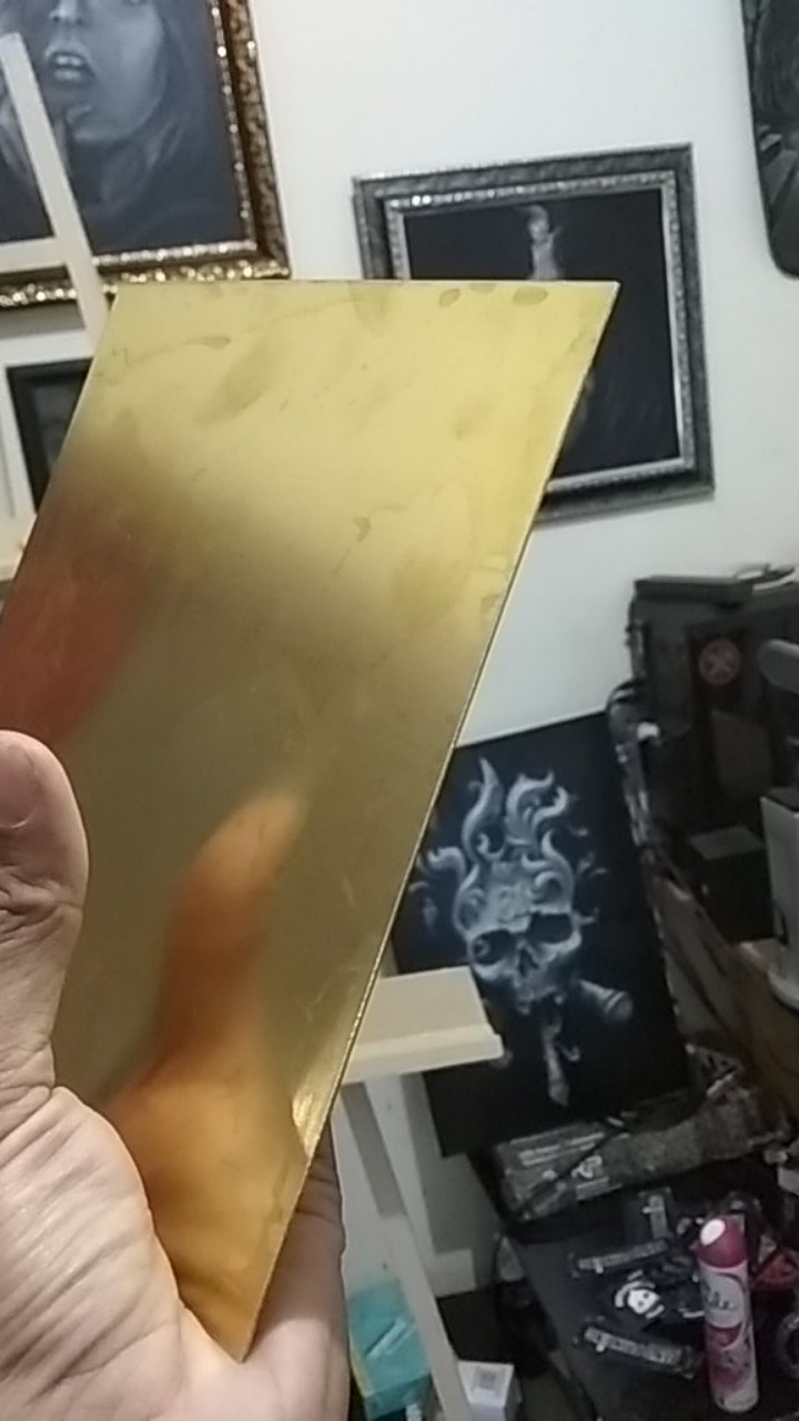 Plat Kuningan Tebal 1 Mm Lebar 140 X 180 Mm