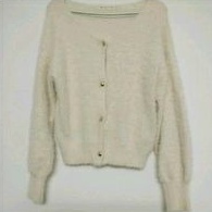 cardigan bulu fuzzy balon majestic legon