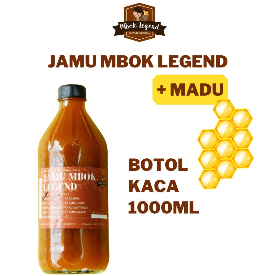 

Jamu Mbok Legend + MADU BOTOL KACA 1000 ml